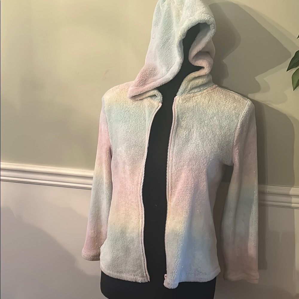 Beautees Pastel Tie-Dye Kids Sweater - Picture 3 of 10